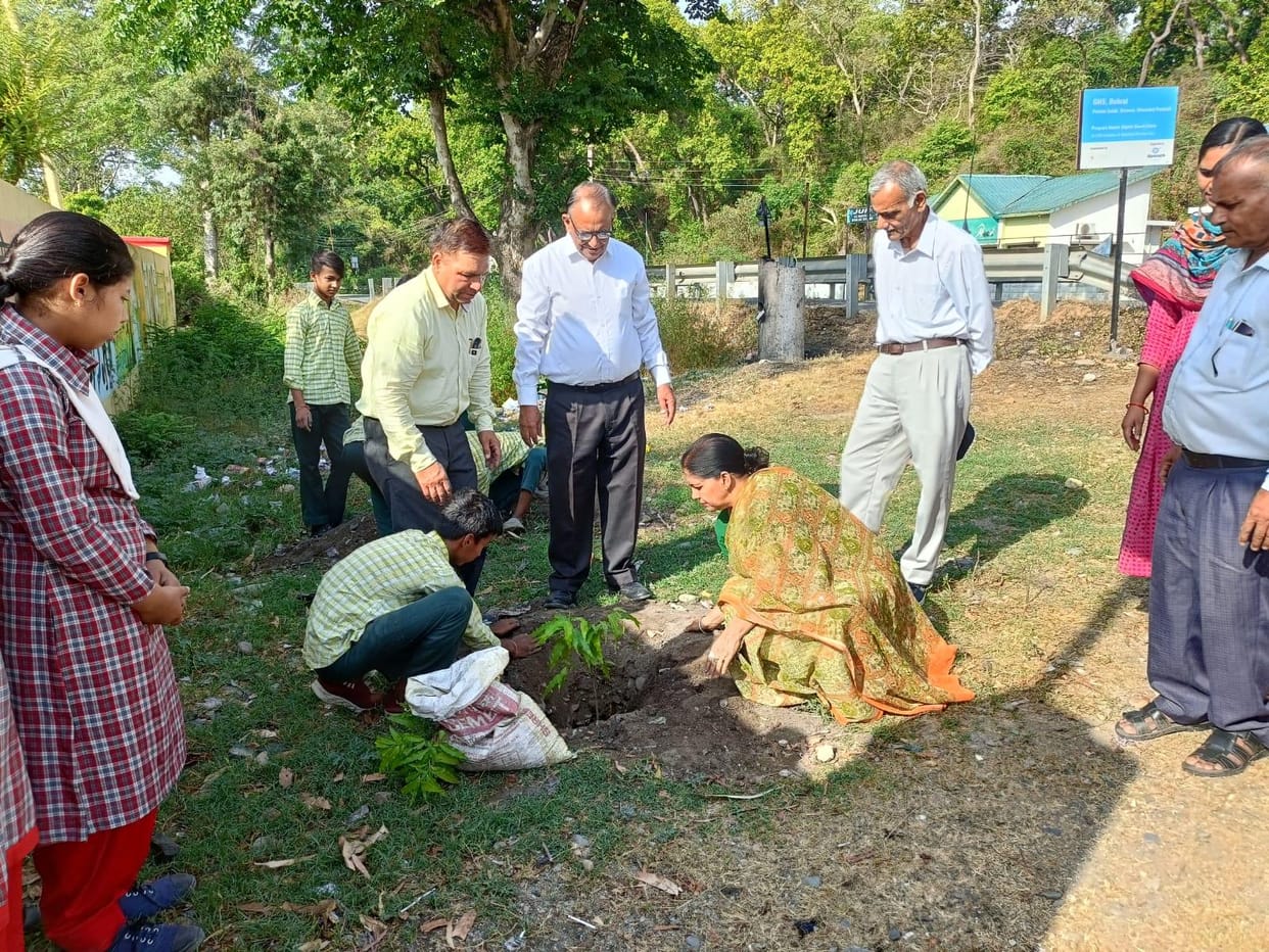 Program organized on Environment Day in Government Excellent High School Baharal