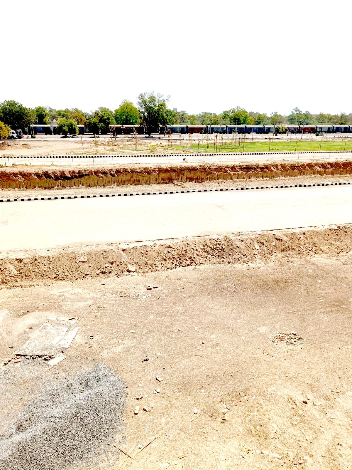 Voices of protest started being raised regarding the railway land given on the strip