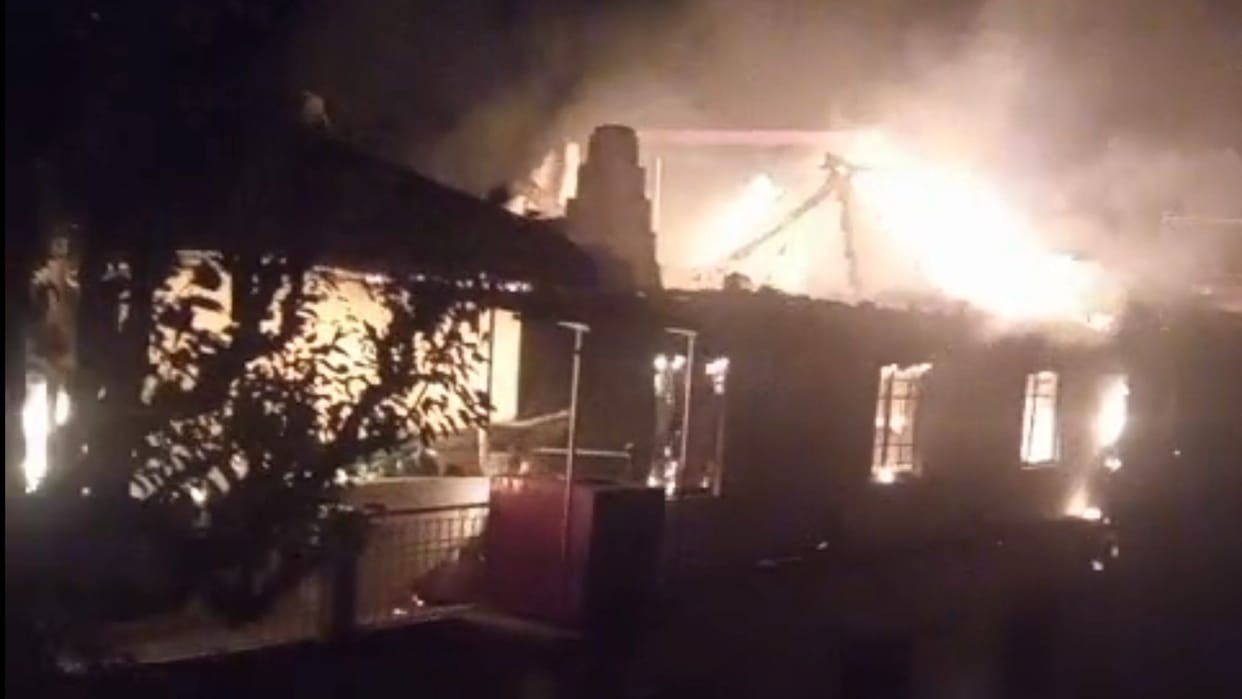 Four rooms burnt to ashes due to house fire in Gheeda