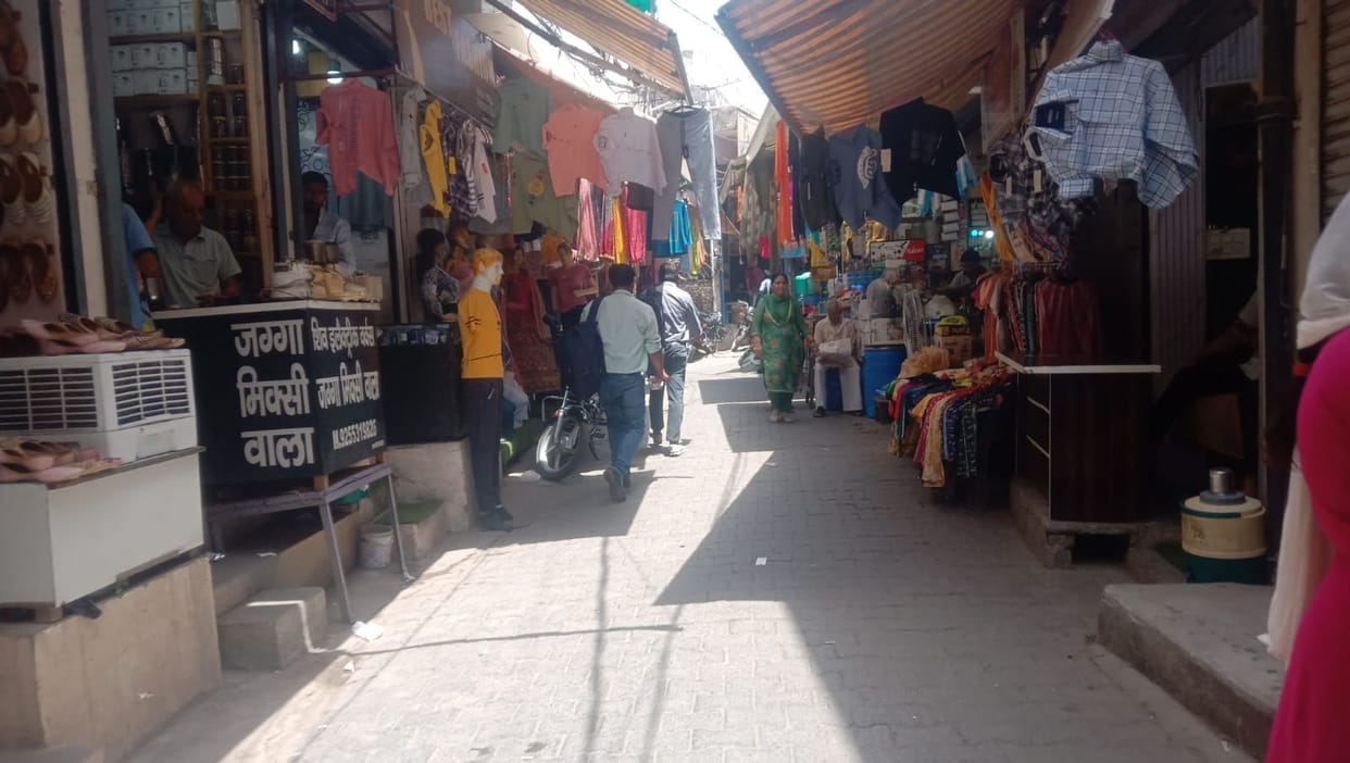 Toilet arrangement will soon be made in the main market, employees are busy marking the place