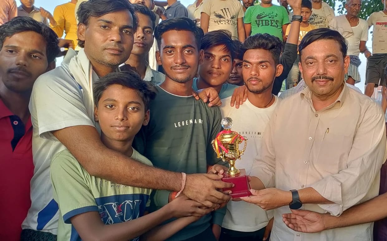 Dharampur team became champion, Narayanpur was runner up.