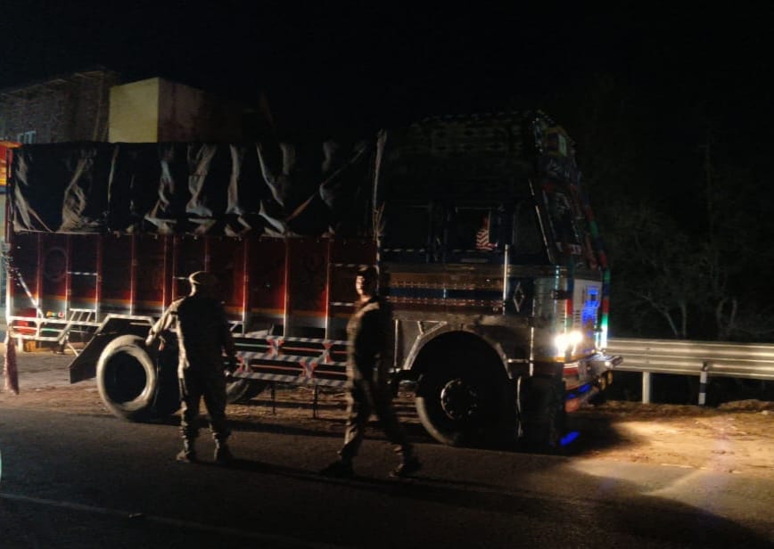 Forest department caught 10 vehicles smuggling wood