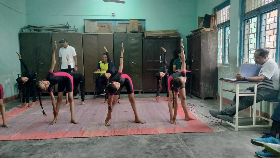 State level Yoga Olympiad started in Children's School Nadaun