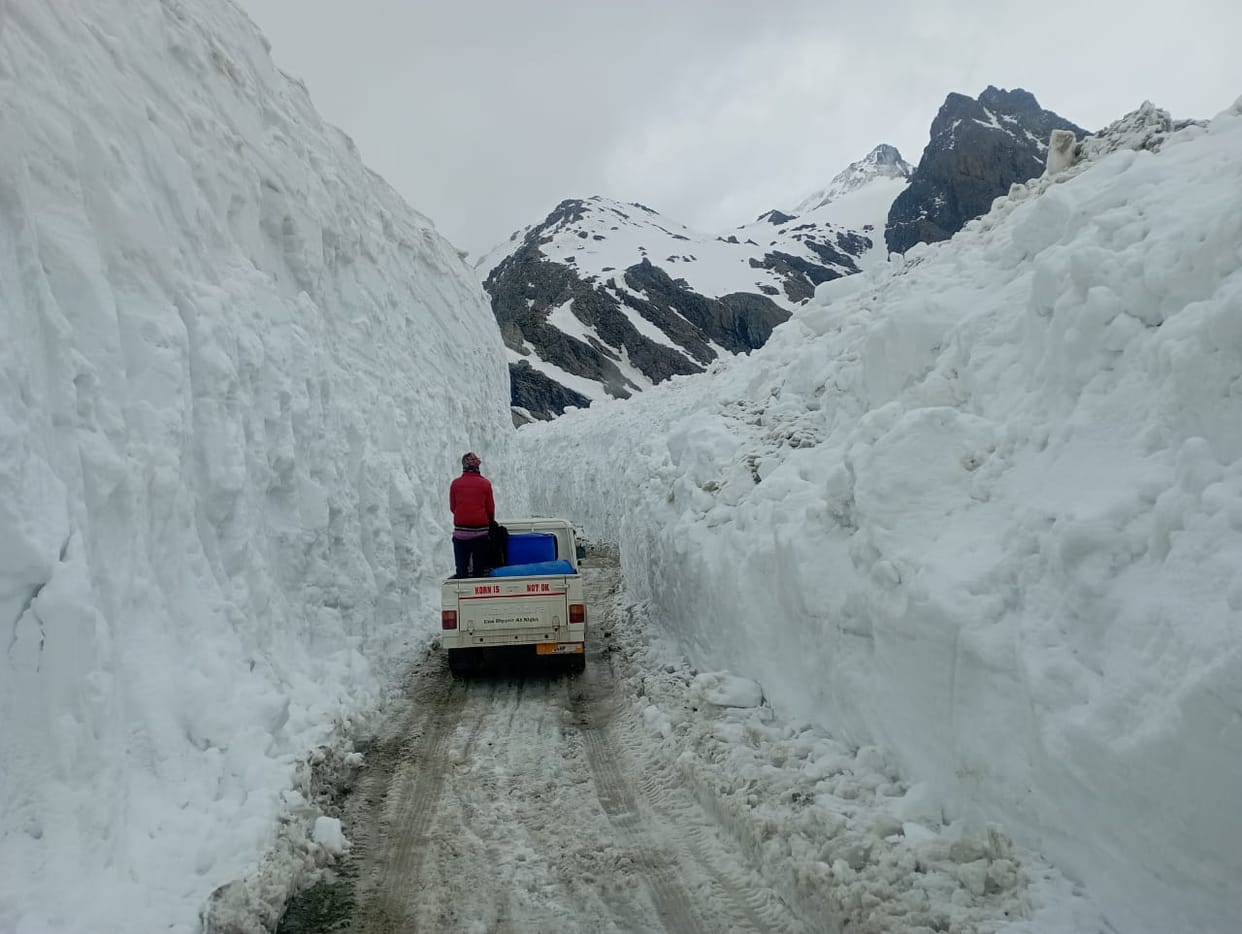 Chamba-Bairagadh-Sachpass-Kilad road opened for small vehicles