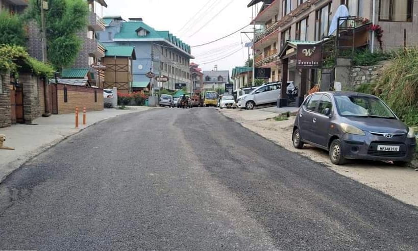 Potholes missing from Kullu-Manali left bank road