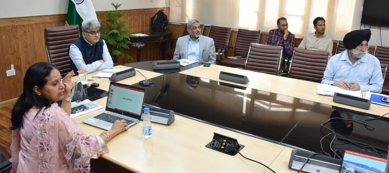 Chief Secretary Held Meeting with Officials