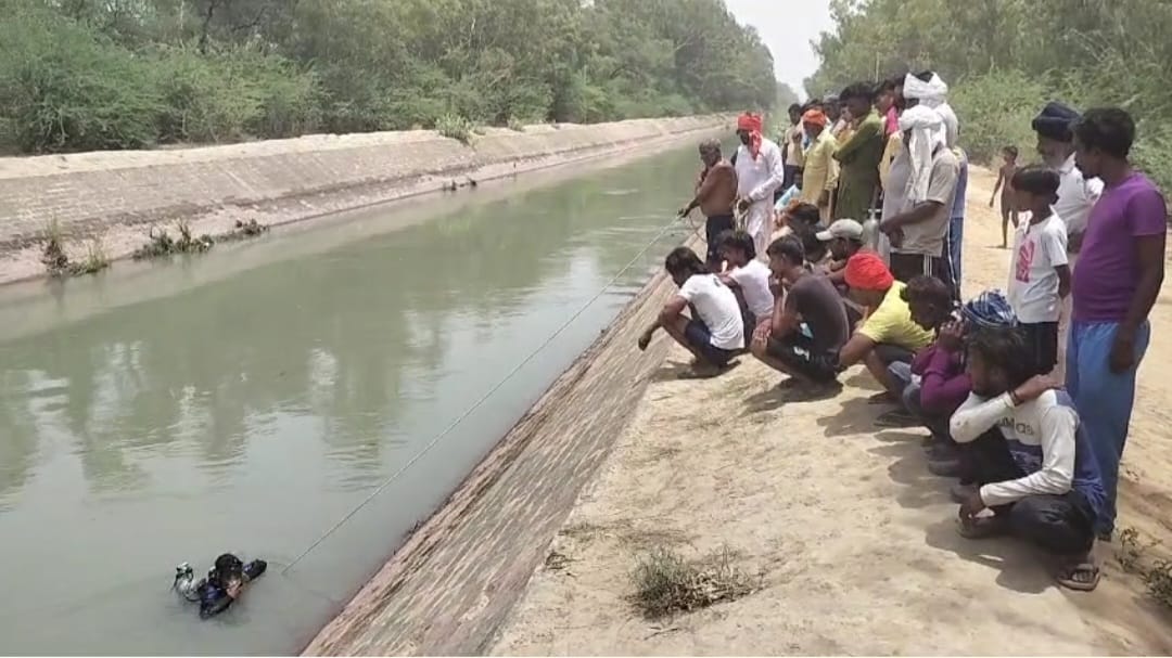 Youth drowned in canal not found even after 24 hours, search continues