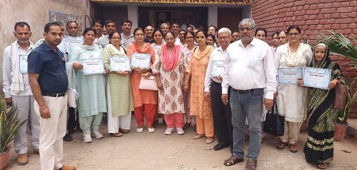 After a long time, government teachers got relief from summer training camps.