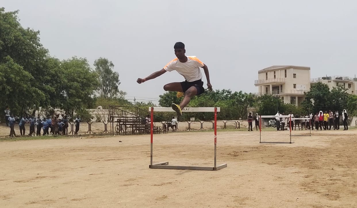 Players arrived from all over the district to give trials for the three-day state level games.