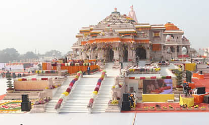 Ayodhya: Sanctum sanctorum is ready on the second floor of Ram temple, Ram Darbar is to be established on the