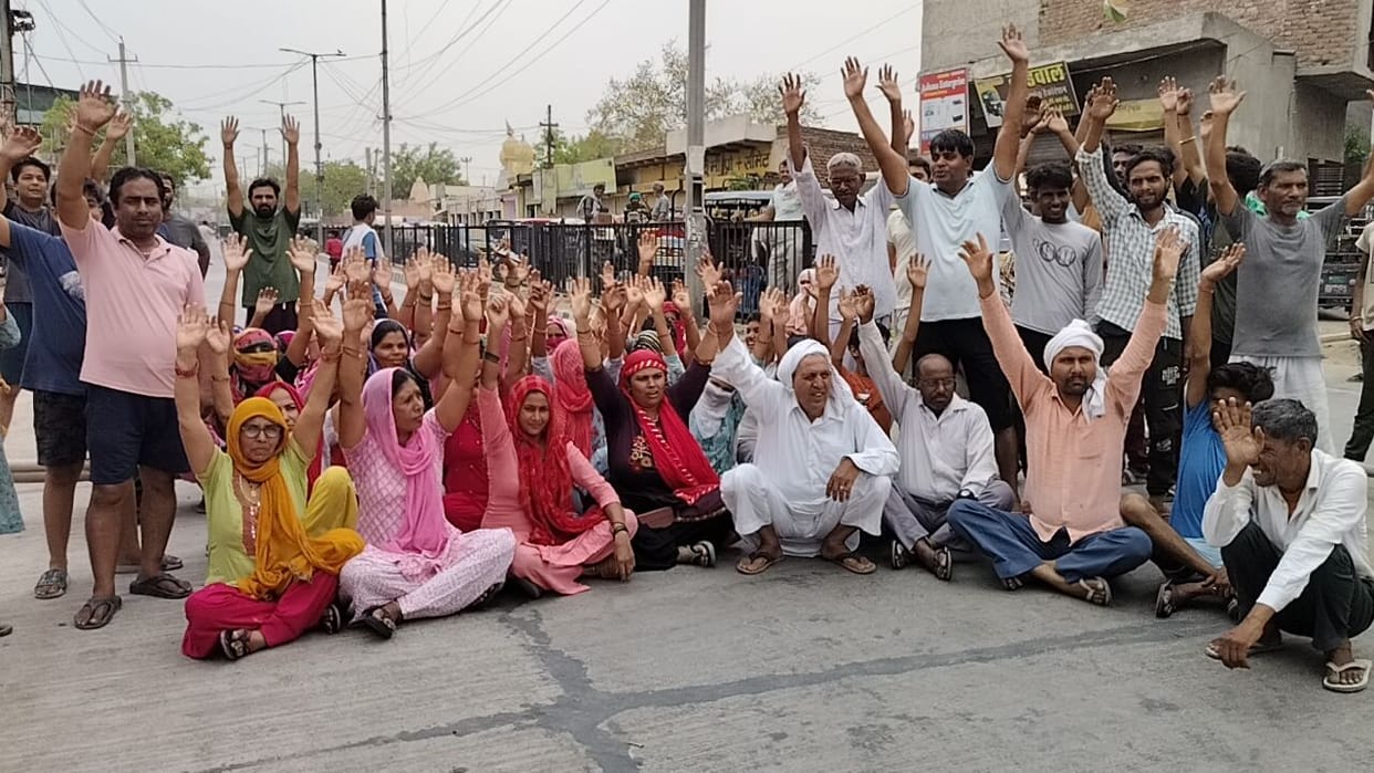No drinking water supply for 15 days, people blocked the National Highway