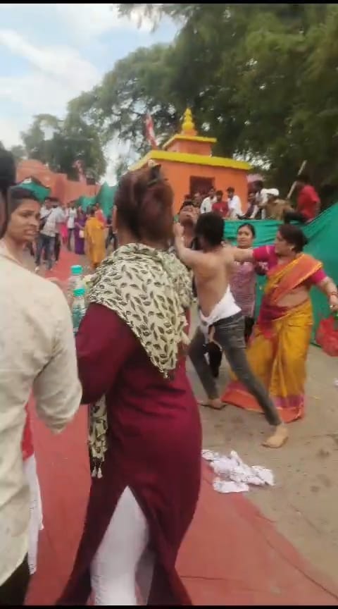 There was such a dispute among the devotees over the issue of shock in Kaal Bhairav temple