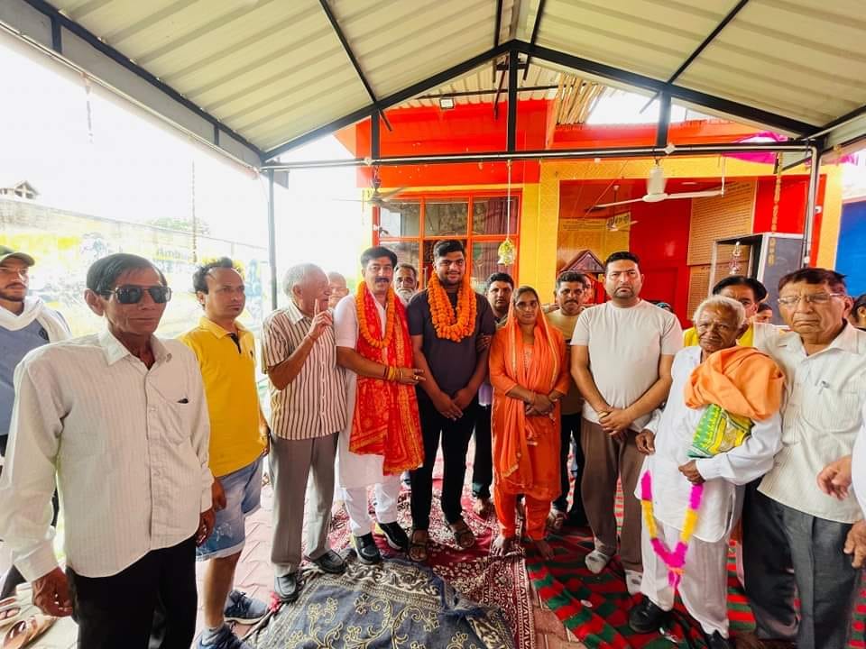 MLA congratulated Arshdeep on passing NEET exam