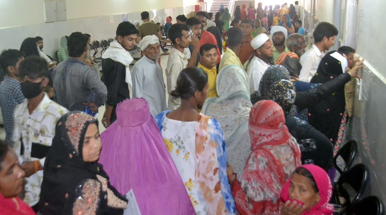 Diarrhea, fever, cold and cough patients increased in scorching heat