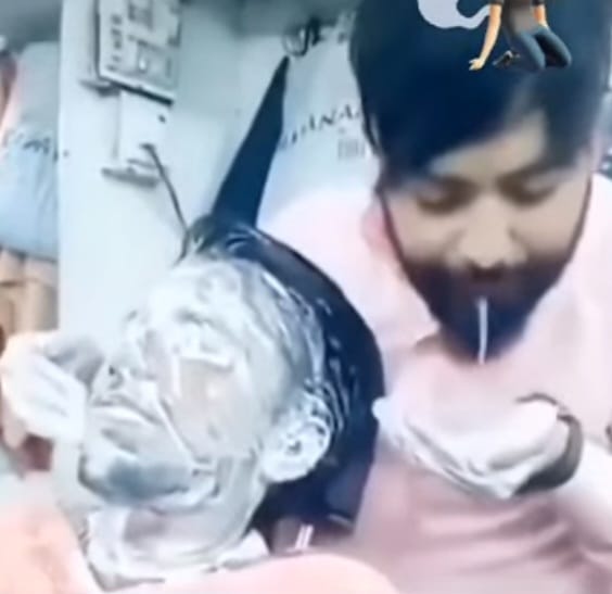 Accused of spitting during facial massage arrested