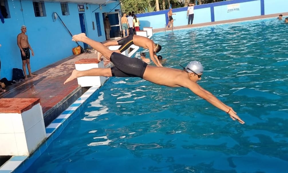 Players showed strength in wrestling, boxing and swimming