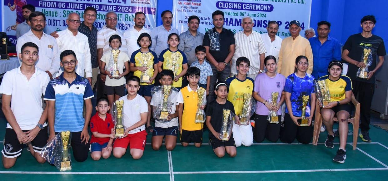 Girls' singles category title goes to Garima