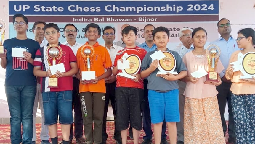 Varanasi's Vidhi and Ghaziabad's Priyansh became champions in chess competition
