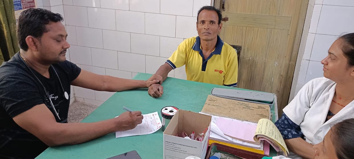 More than 500 patients were treated and given medicines in the fairs