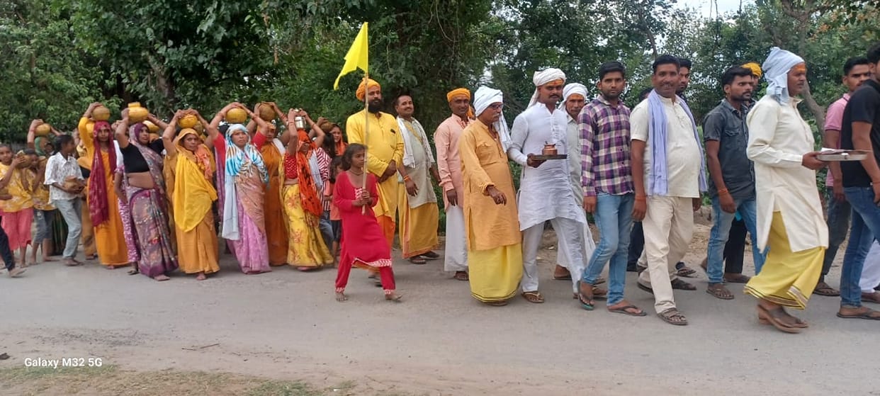 Vishnu Mahayagya started with Kalash Yatra