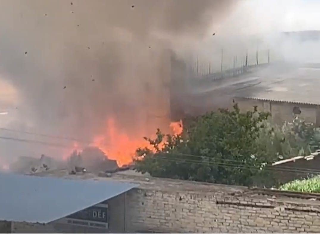 Panic due to blazing fire in firecracker factory