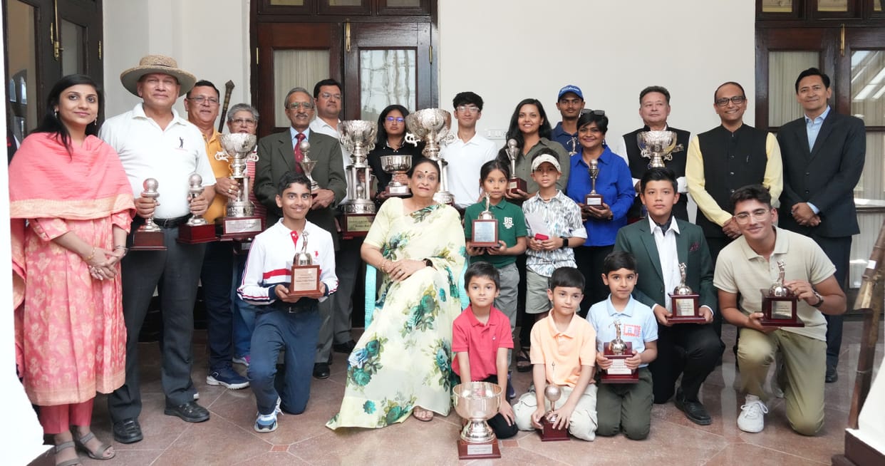 Raghav of Faridabad was the winner of Governors Cup Golf Tournament-2024.