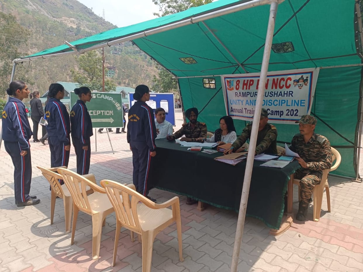 Students will be given training in weapon handling and map reading, NCC camp started in Rampur College.