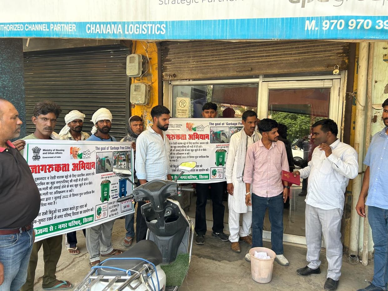 City Council team made people aware about cleanliness in the markets