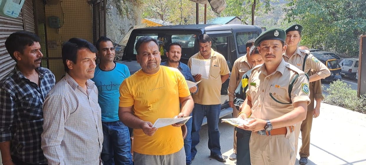 Forest department is making people aware to protect themselves from monkeys