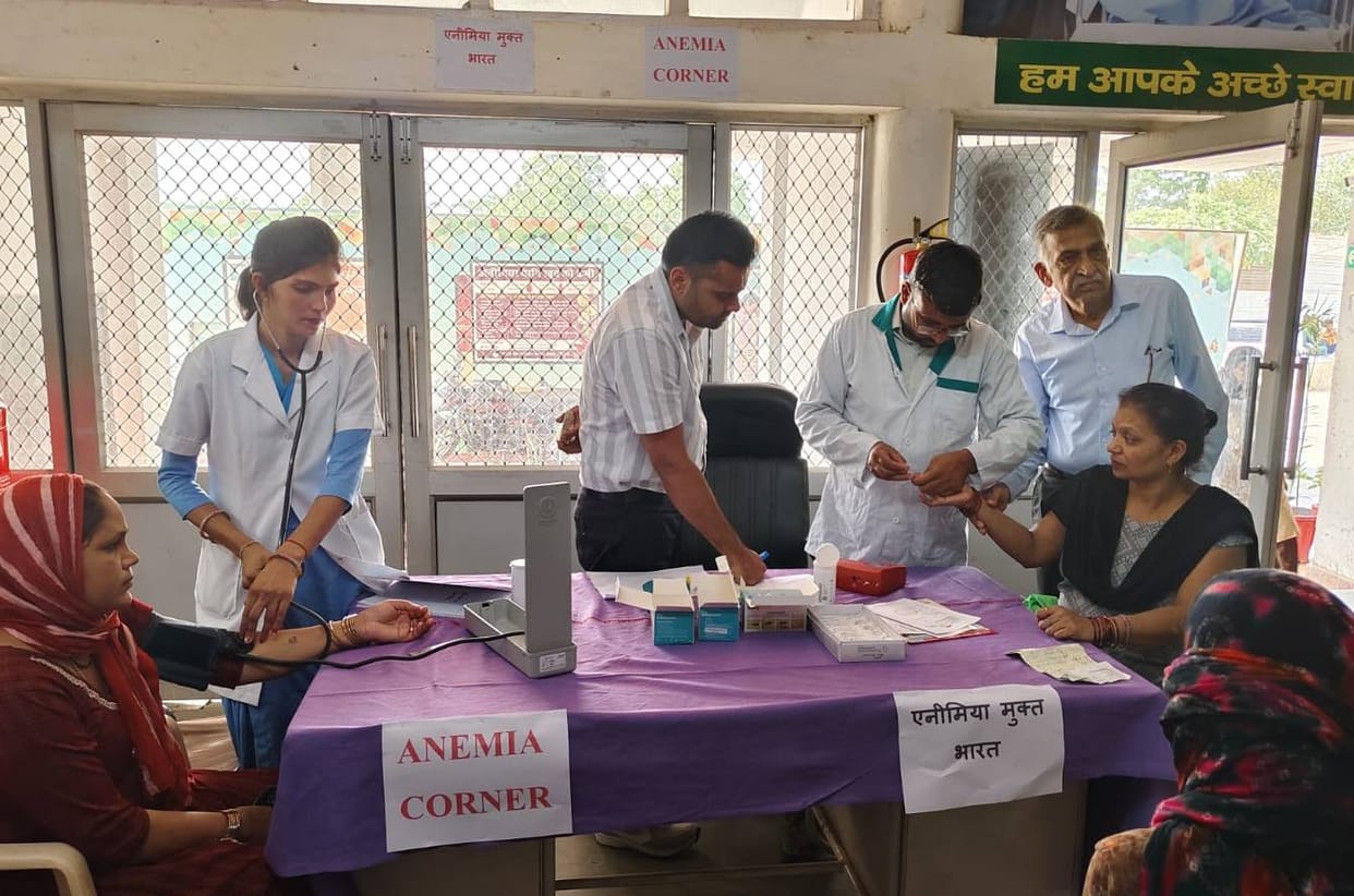 Anemia free campaign started, responsibility of blood test given to students who came for training
