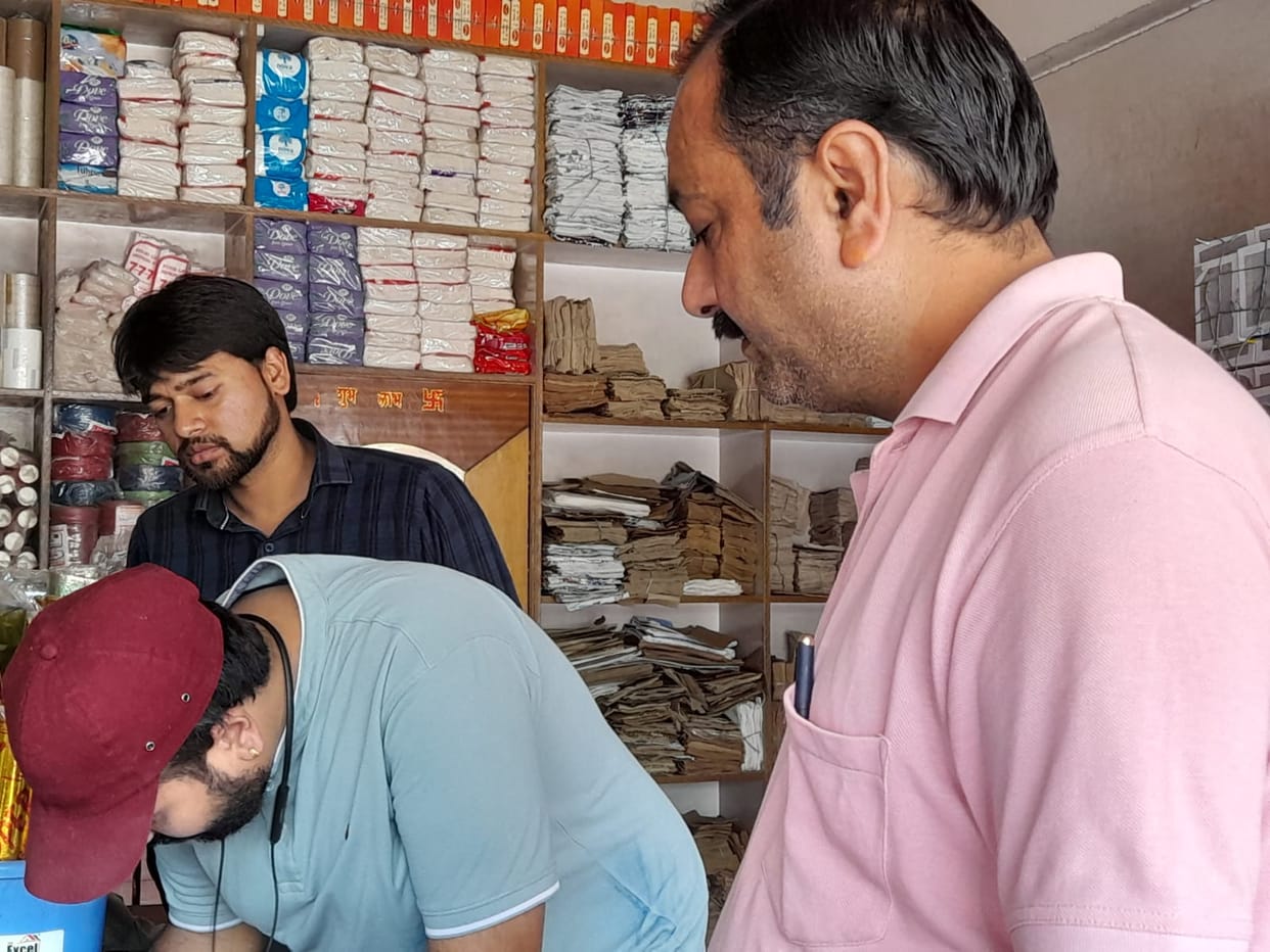 Challans issued to shopkeepers in Nadaun for selling single use plastic