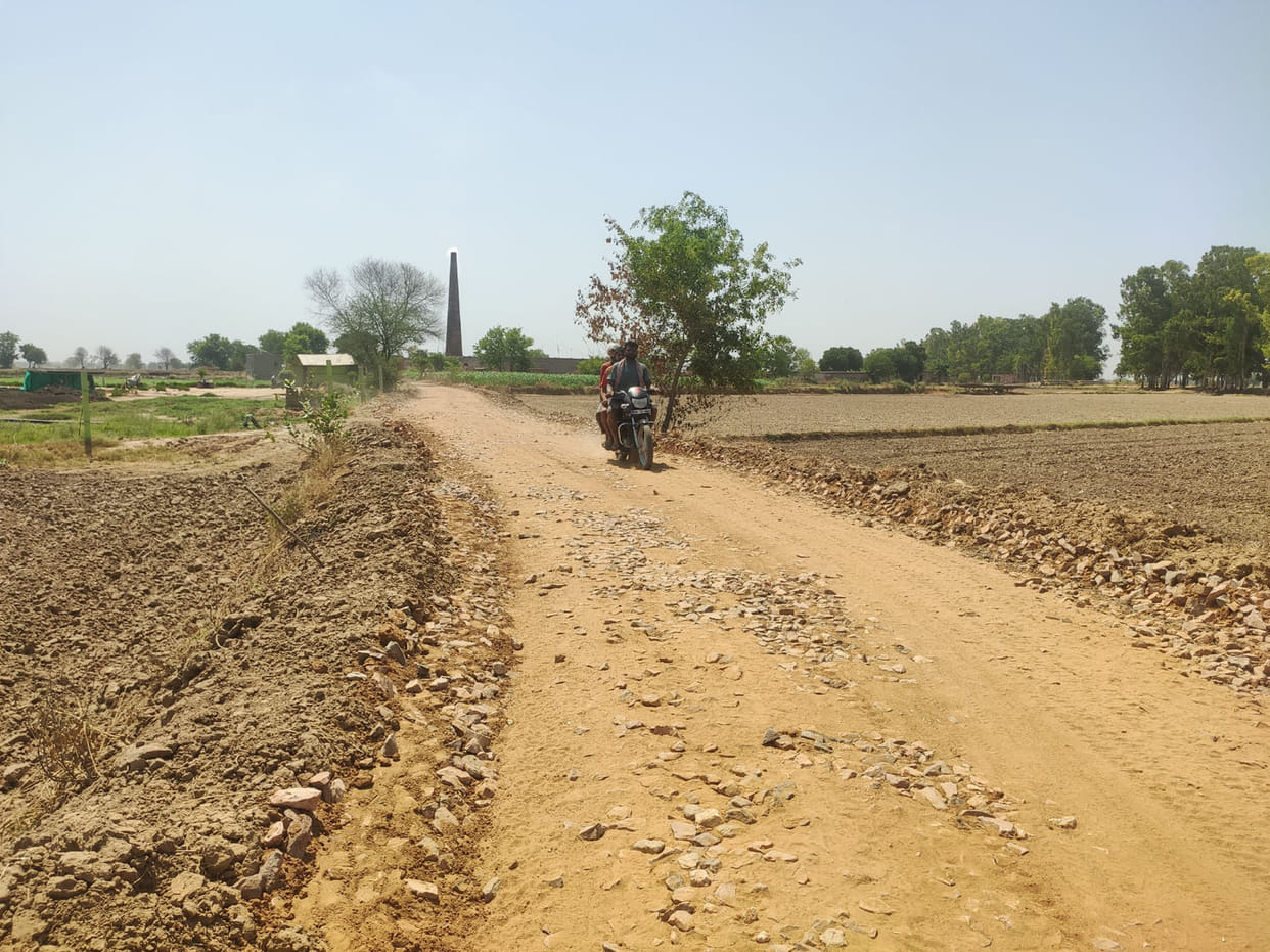 Construction of road from Uchana Kalan to Sedha Majra started