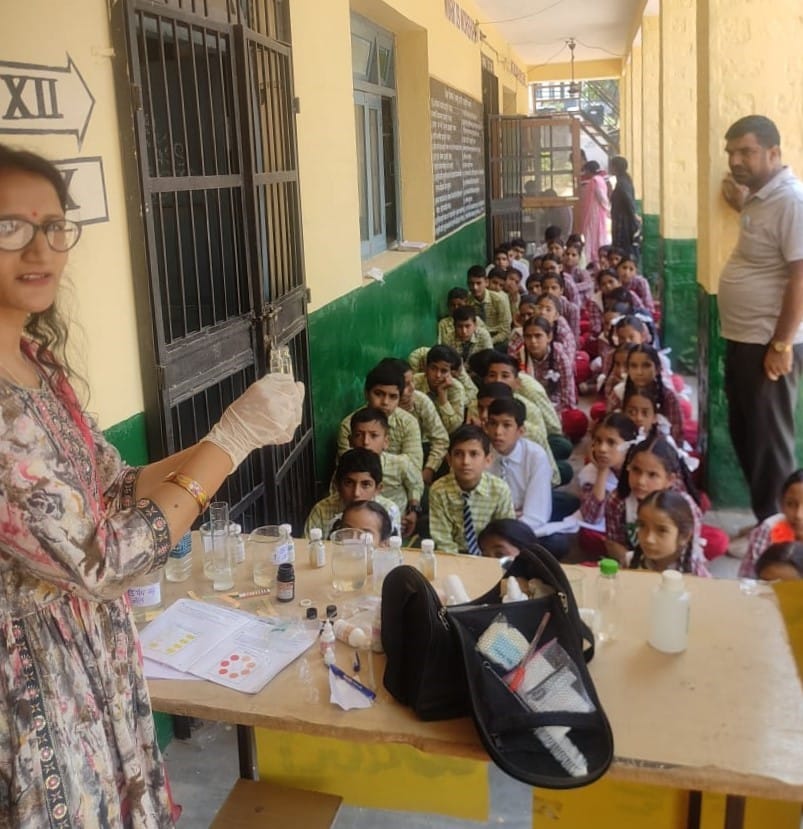 Importance of water conservation told to students in Chhadol school