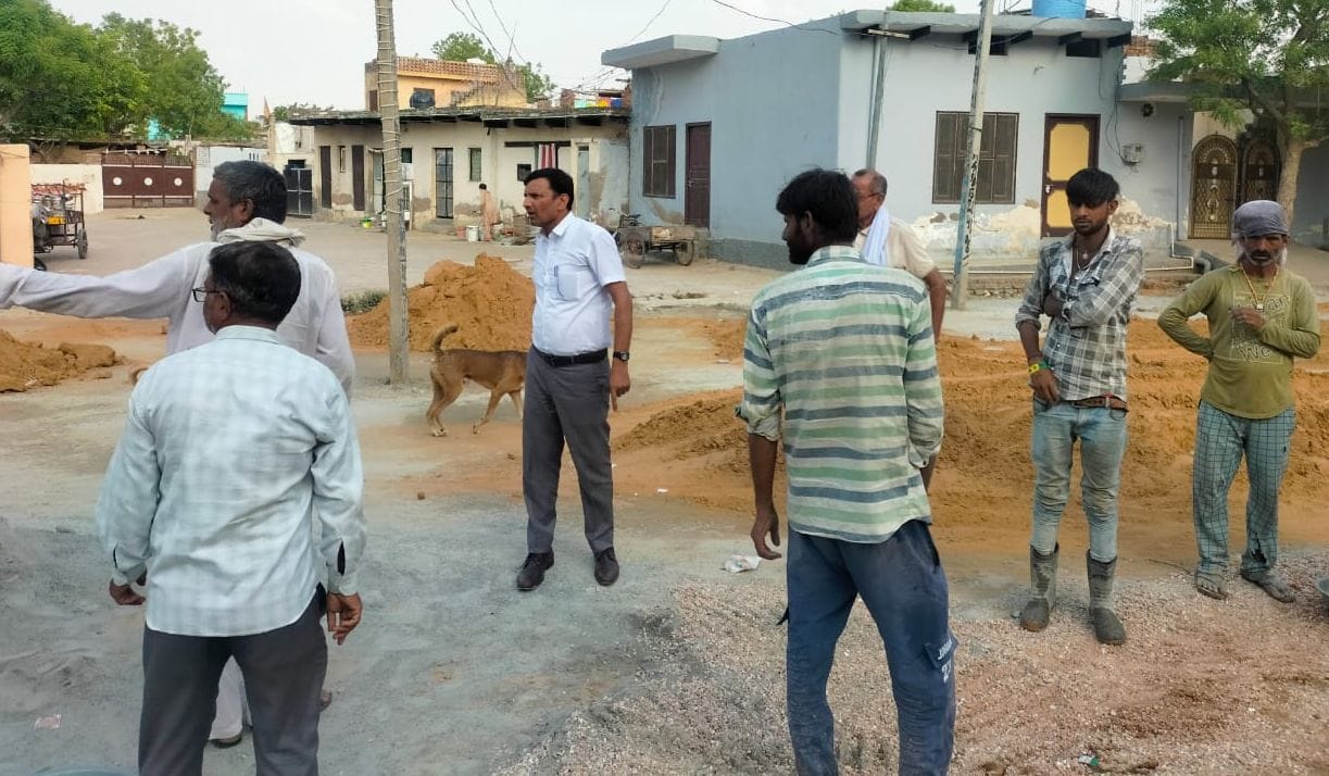 Road construction from primary school to martyr memorial will be completed in a week