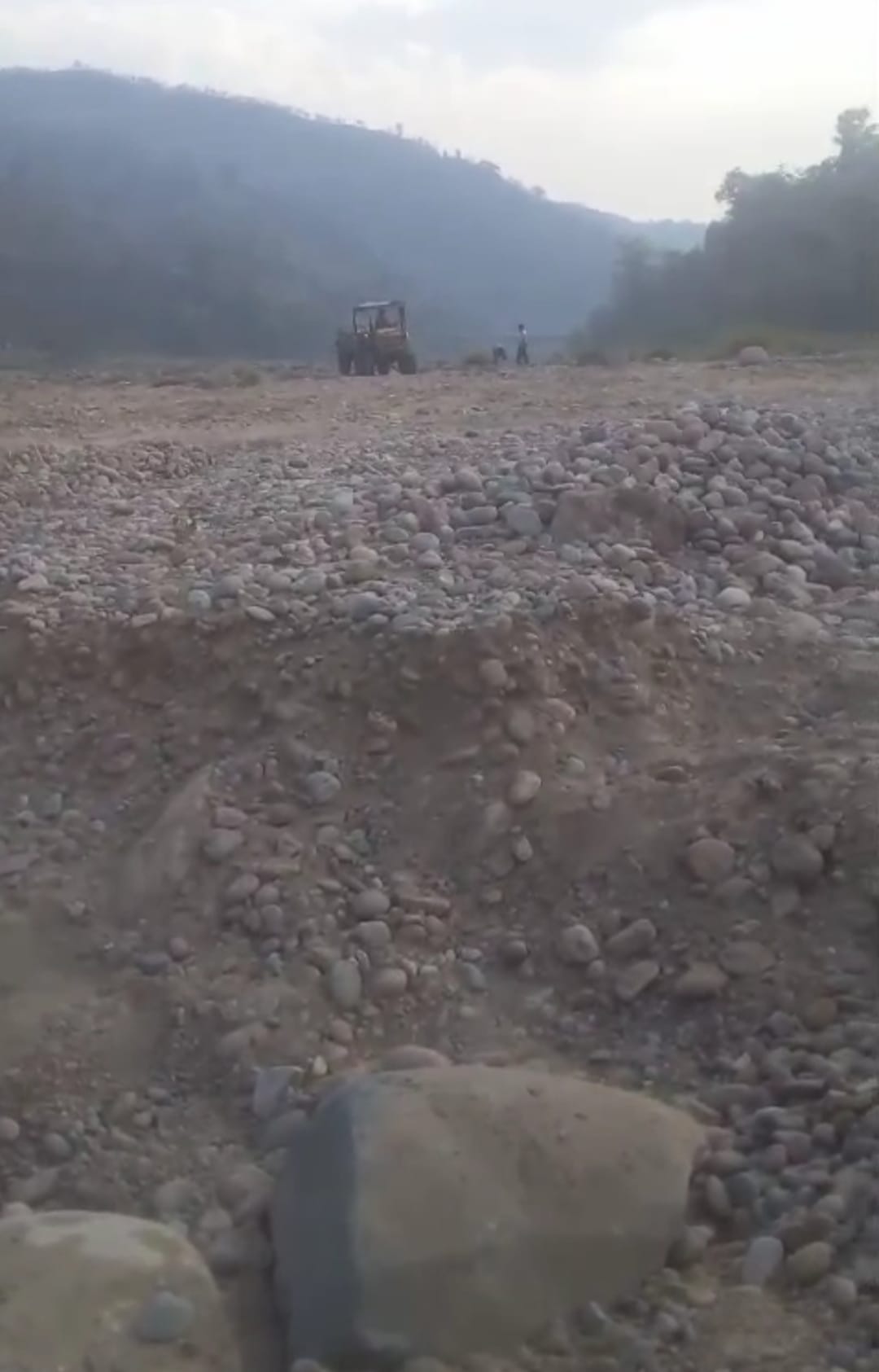 The mining mafia is filling the pits with sieves.
