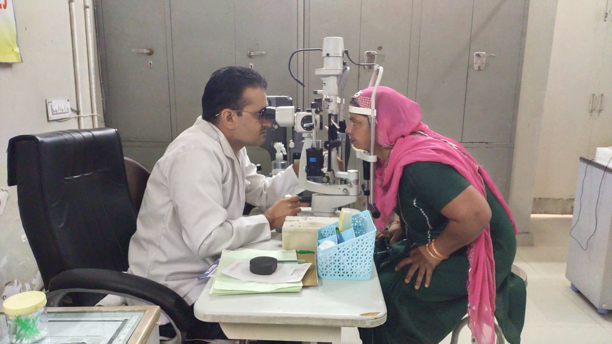 For the first time, surgery for strabismus was done in civil hospital.