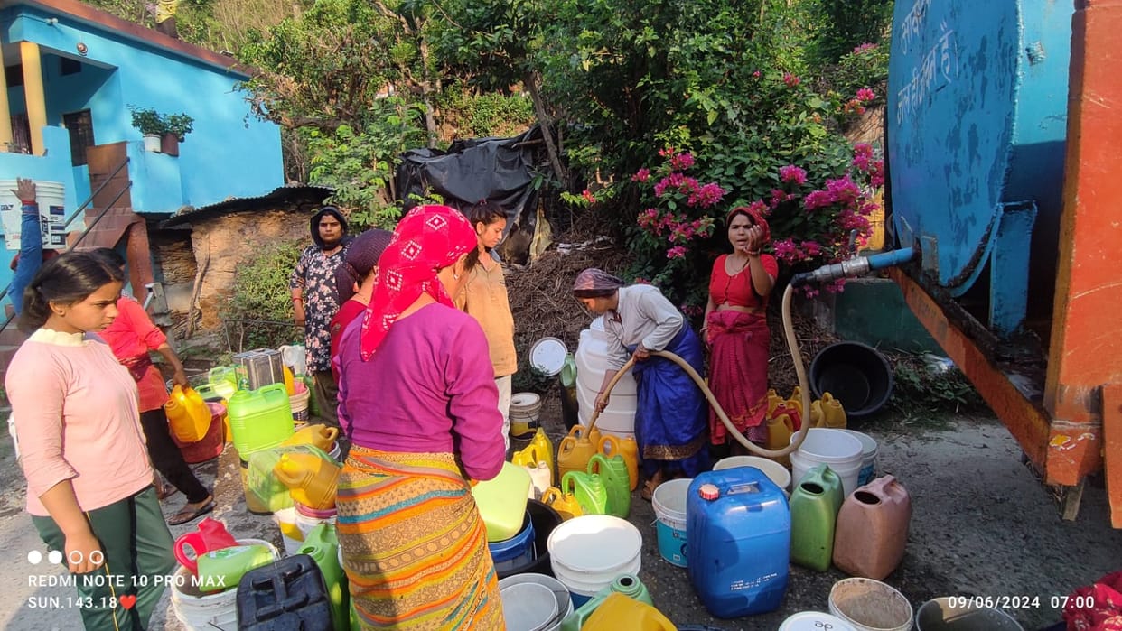Drinking water crisis increases in villages, thirst not quenched by tap water