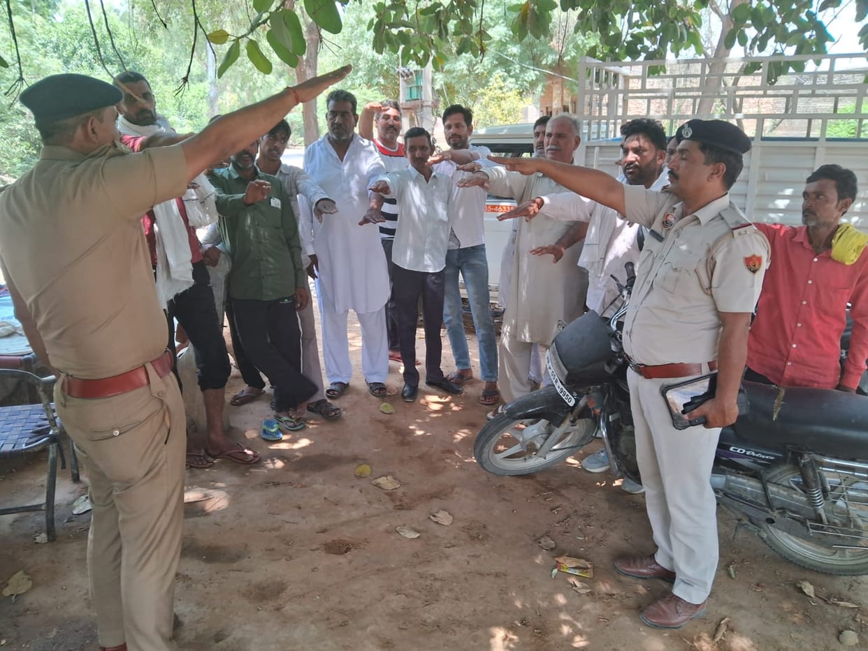 In village Bappa, police made common people and youth aware against drugs.