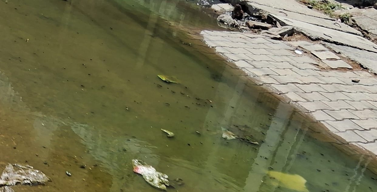 Anger due to waterlogging, voice being raised for cleaning of drains