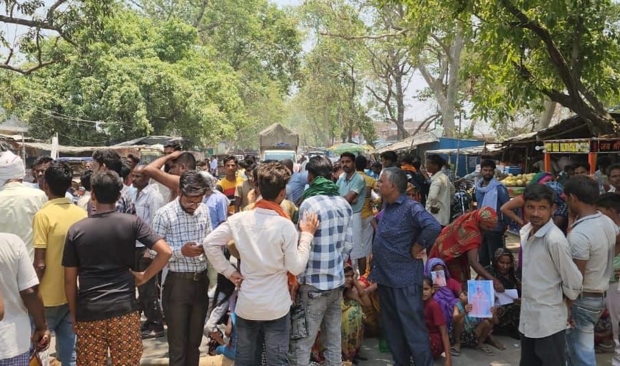 When the police did not take action the villagers blocked the road