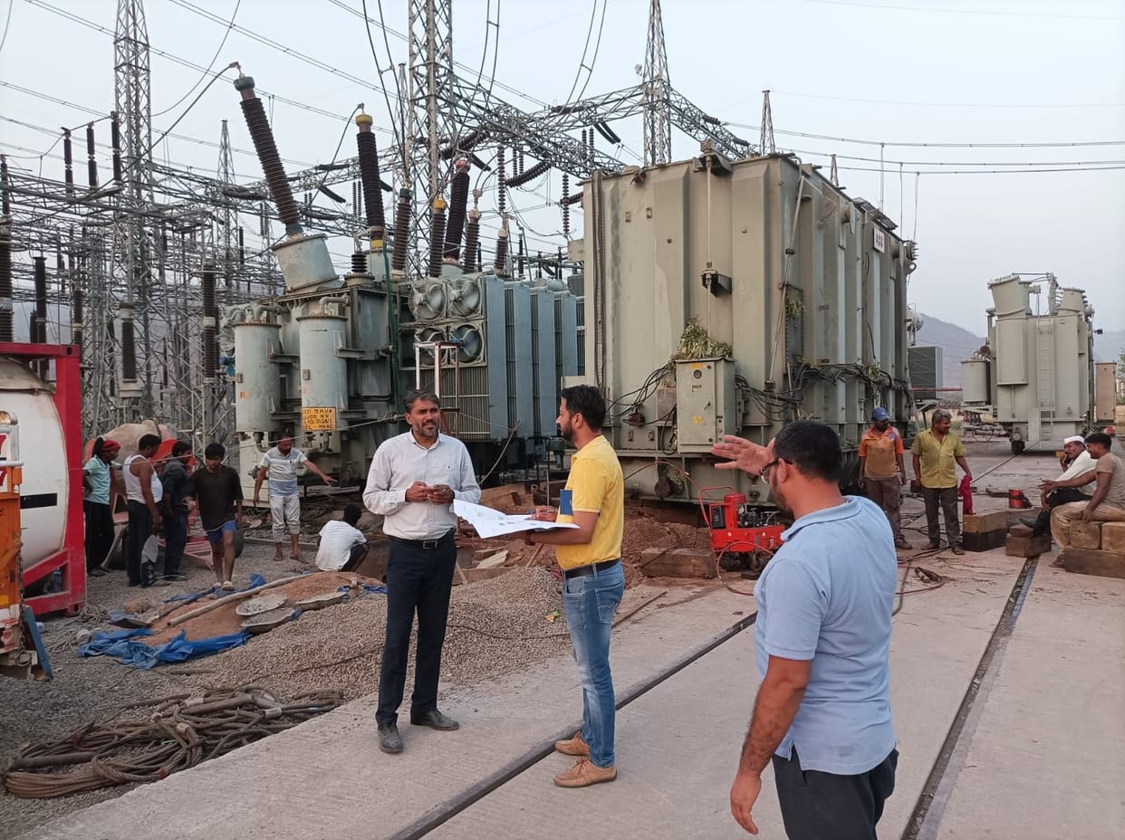 MD of Electricity Board did

inspection of nangal sub station