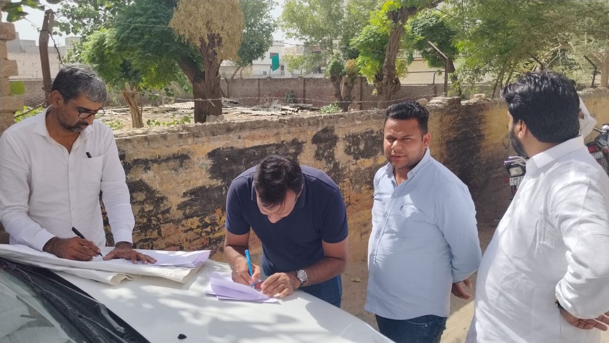 CM Flying team samples for newly constructed lanes in Jakhal