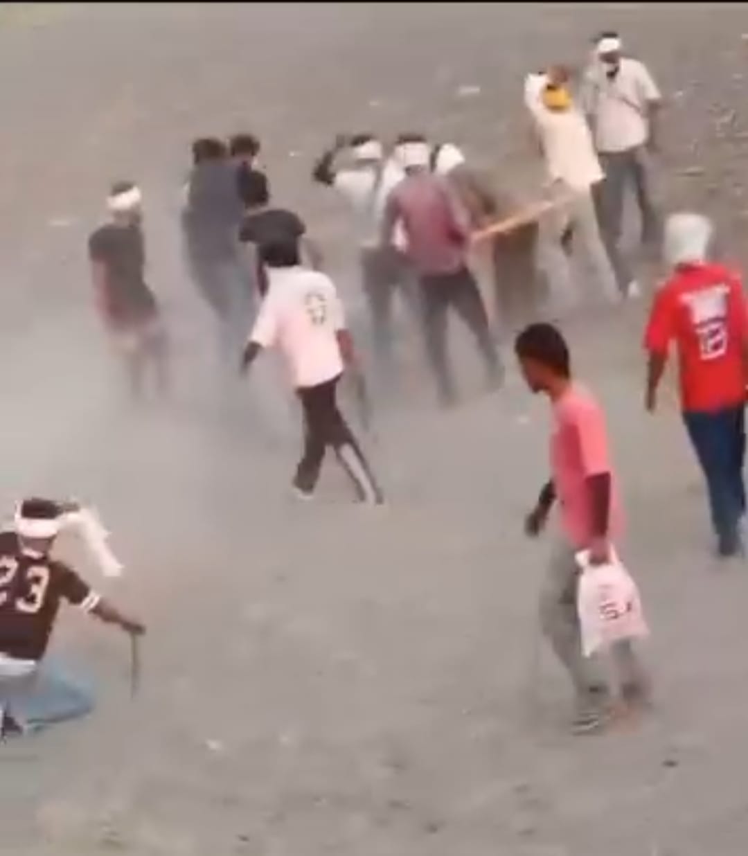 Case registered against 23 people in bloody conflict between two groups in village Nangal
