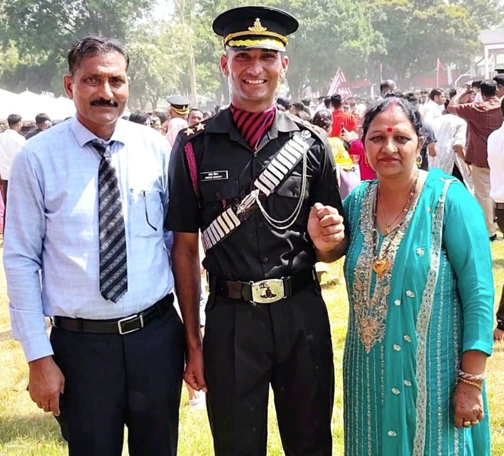 Touni Devi's Ankesh Chauhan became lieutenant in the army.