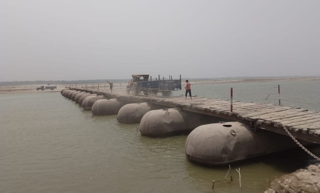 The pontoon bridge will be closed from today, a population of 1.25 lakh will face problems