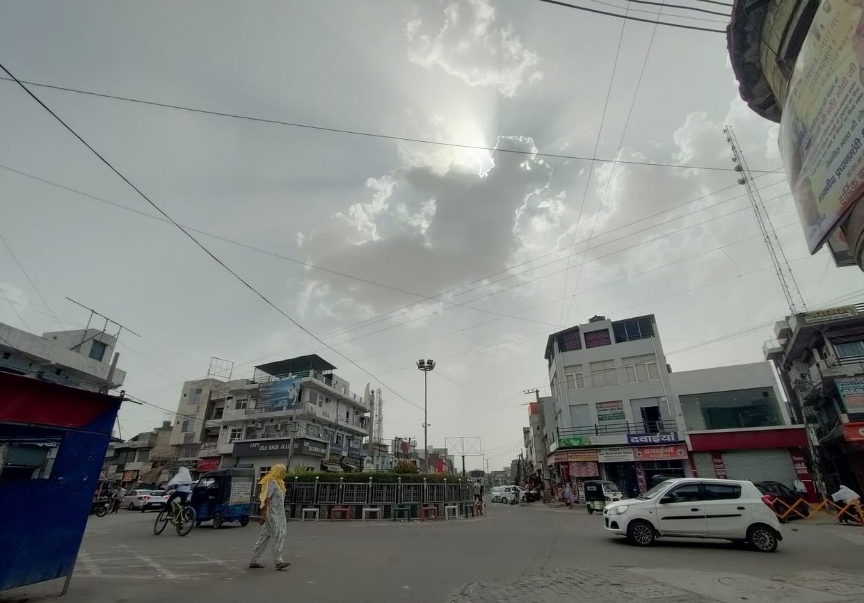 Temperature dropped by two degrees due to drizzle at night