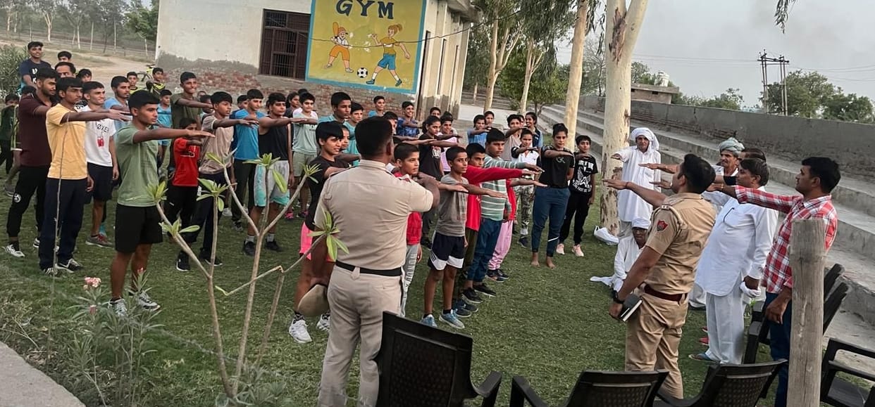 Police administered oath to the youth not to take drugs