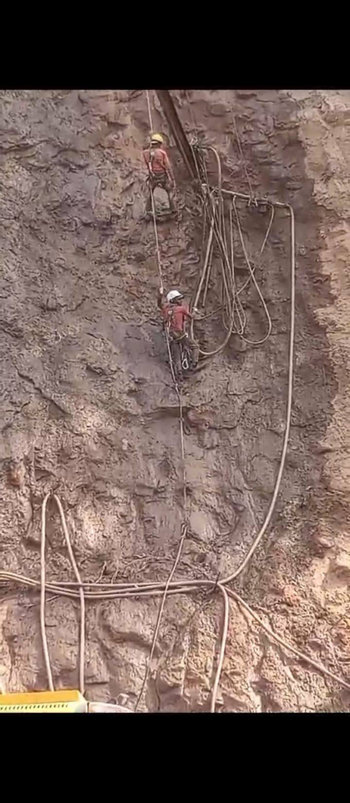 Iron nets will prevent landslides in Trilokpur