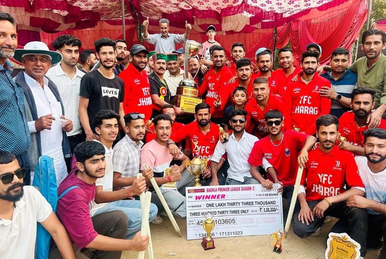 Jhadag team becomes winner in Bashala Premier League season cricket competition