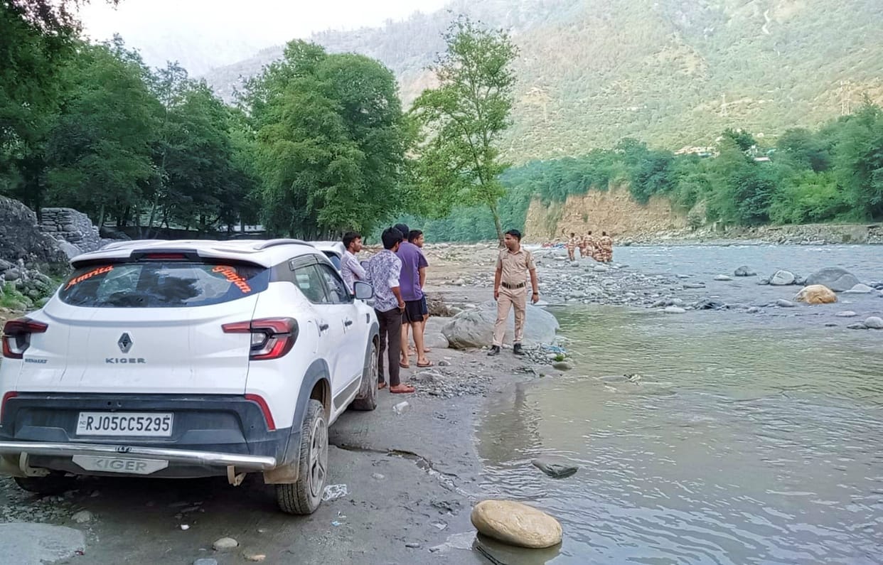 Challan issued for entering rivers and streams